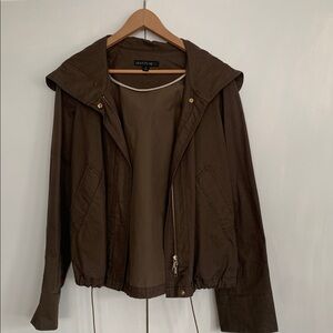 Lafayette 148 New York cotton double zip jacket